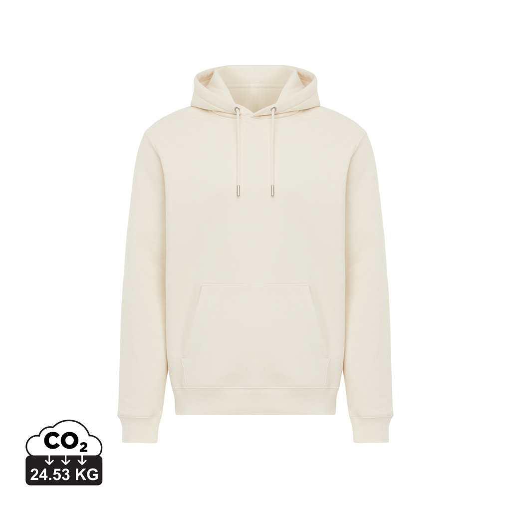 Sweat à capuche promotionnel mixte en coton bio Joshua natural raw
